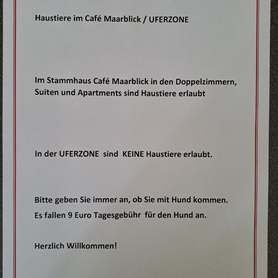 Hotel-Ferienwohnungen Cafe Maarblick شالكينميهرين المظهر الخارجي الصورة